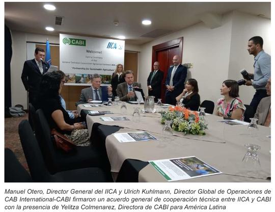ACUERDO DE COOPERACIÓN IICA-CABI BENEFICIARÁ A AGRICULTORES VENEZOLANOS